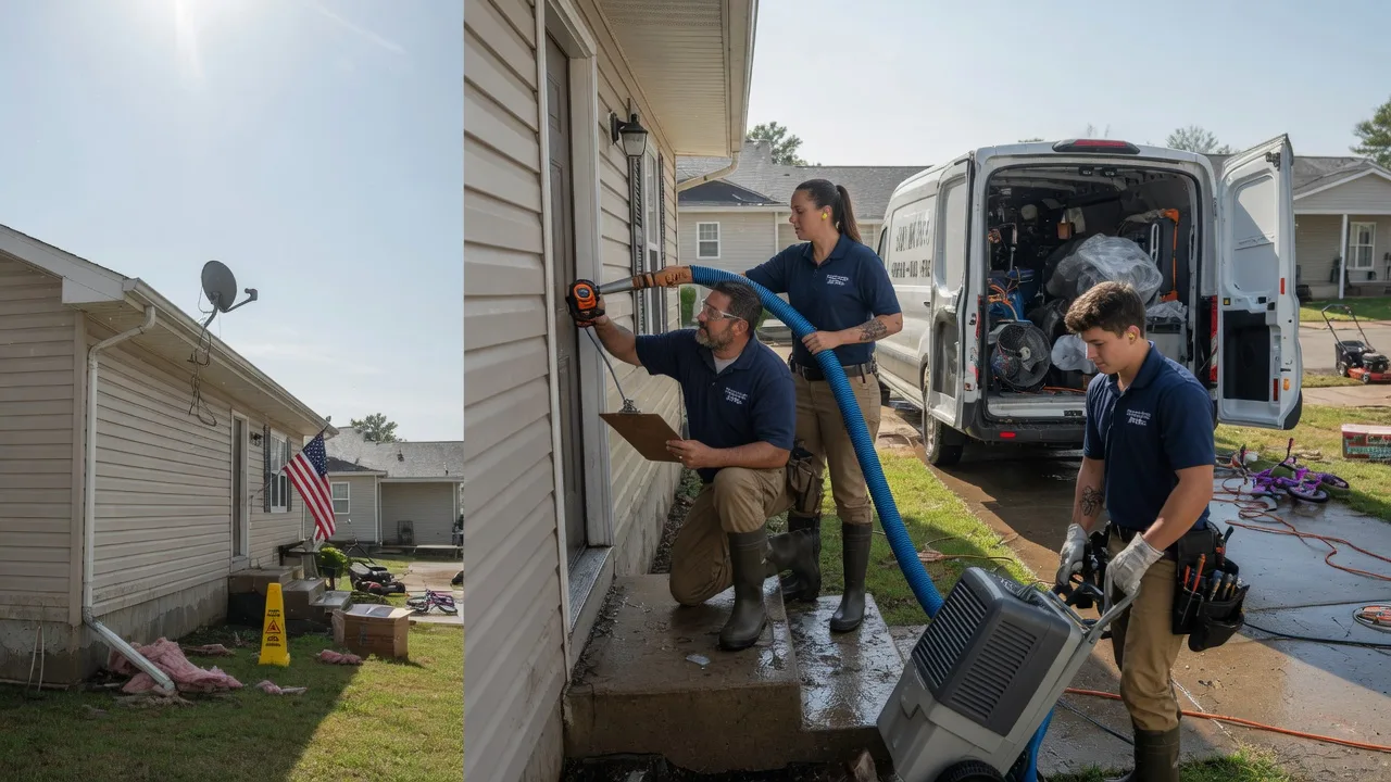 Ceiling Water Damage Restoration in Mccausland, IA near me